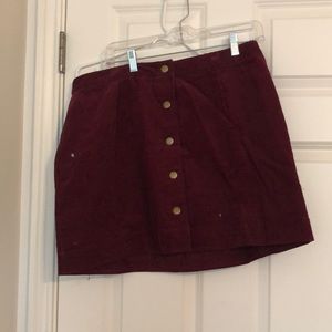 Old navy Corduroy red skirt